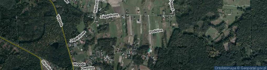 Zdjęcie satelitarne Podleśna ul.